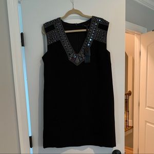 BCBG Beaded Shift Dress - NWT - Sz L